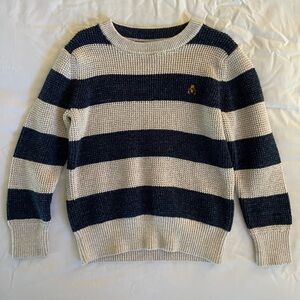 Kids’ Striped Sweater - Navy and Cream